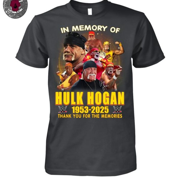 In Memory Of Hulk Hogan 2025 T Shirt