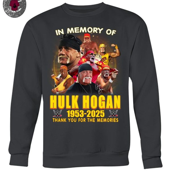 In Memory Of Hulk Hogan 2025 T Shirt