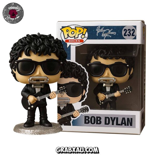 Bob Dylan Rocks Figure Doll