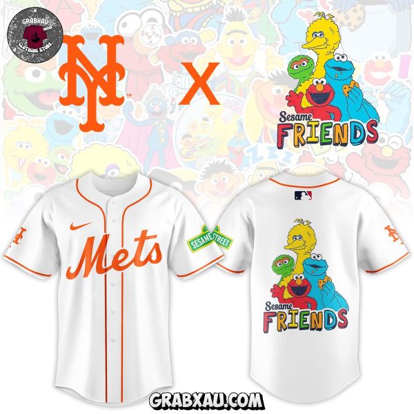New York Mets x Seasame Street Friends 2025 Jersey
